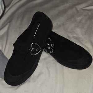 Vans Black Canvas Women's Slippers